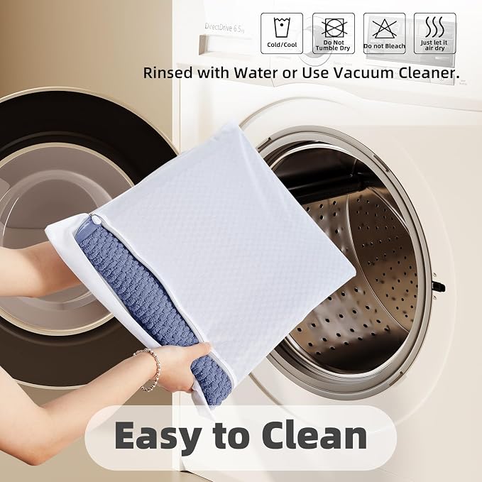 TYUU Bathroom Runner Rugs, Long Bath Mat Runner Washable Thin Quick Dry Low Pile Bathroom Runner Rugs Non Slip, Denim Blue 24"x70"