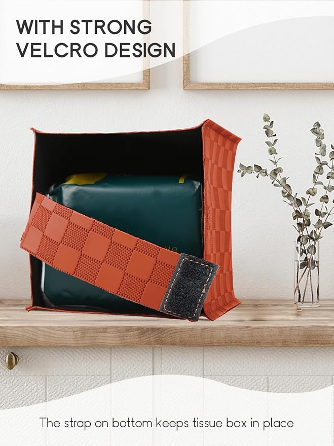 Tissue Box Cover, Tissue Box Holder, Tissue Holders Organizer | Square, Decorative, 5"X5"X5"