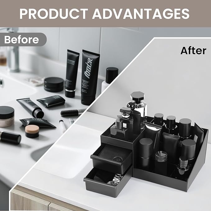 Cologne Organizer for Men,Cologne Stand,Bathroom Organizer,Mens Room Decor | Cologne Organizer,Dresser & Desk Storage, Bathroom Organizers and Storage,Perfume Tray,Men Accessories,Gifts for Men