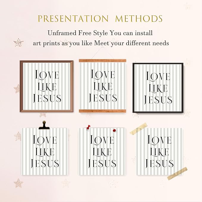 LARTSFRO Coquette Black Bow Jesus Wall Art Decor Posters, Black Bow Room Christian Bedroom Bathroom Wall Art Decor Aesthetic for Teen Girls College Gifts, Inspirational Bible Verses Bow Wall Decor, 10x10 Inch Set of 4 Bow Pictures(UNFRAMED)