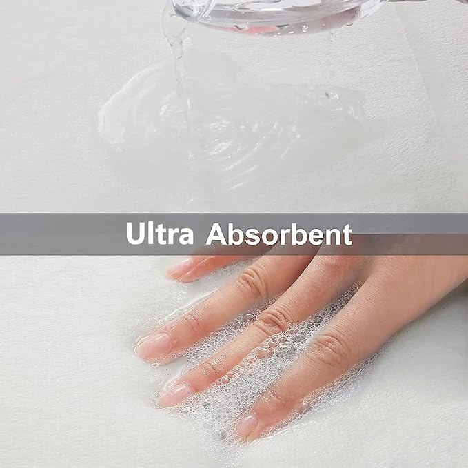 Buganda Memory Foam Bath Mat 30 x 20, Ultra Soft Absorbent Bathroom Rugs | Ivory, Machine Washable Quick Dry Bath Mats for Bathroom Floor, Shower and Tub, Home Decor Accessories