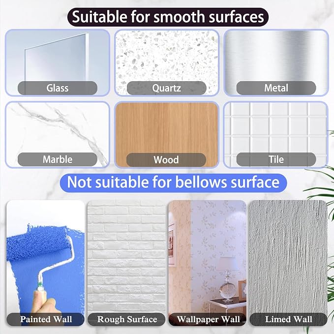 Large Hooks for Hanging Heavy-Duty 44Ib(Max) Self Adhesive-Hooks for Hanging, Traceless Clear and Removable, Waterproof and Rustproof Multiple Uses for Bathroom Kitchen Home 18 Pack
