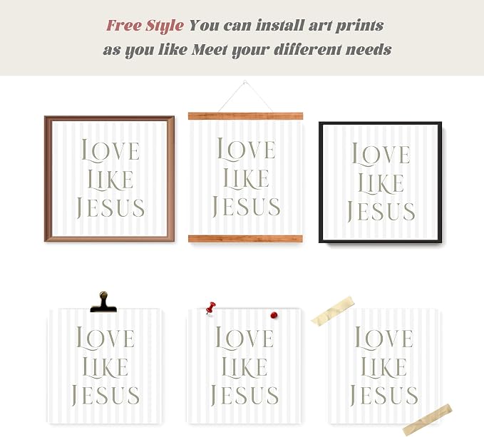 LARTSFRO Coquette Beige Bow Jesus Wall Art Decor Posters, Beige Bow Christian Room Bedroom Bathroom Wall Art Decor Aesthetic for Teen Girls Gifts, Inspirational Bible Verses Bow Wall Decor, 10x10 Inch Set of 4 Bow Pictures (UNFRAMED)
