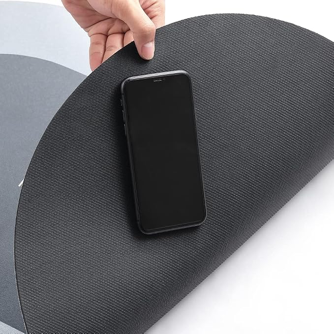 HelloTree 2Pcs Ultra Soft Napa Skin Bath Mat and U-Shaped Toilet Rug, Water Absorbent and Non Slip Shower Bath Rug for Bathroom, Tub and Shower - 20"x32"+20"x24", Dark Grey | Water Absorbent and Non Slip Shower Bath Rug for Bathroom, Tub and Shower - 2...