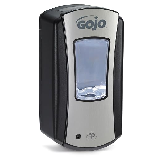 GOJO LTX-12 Automatic Foam Hand Soap Dispenser Chrome 1200mL 1ct - 1919-01