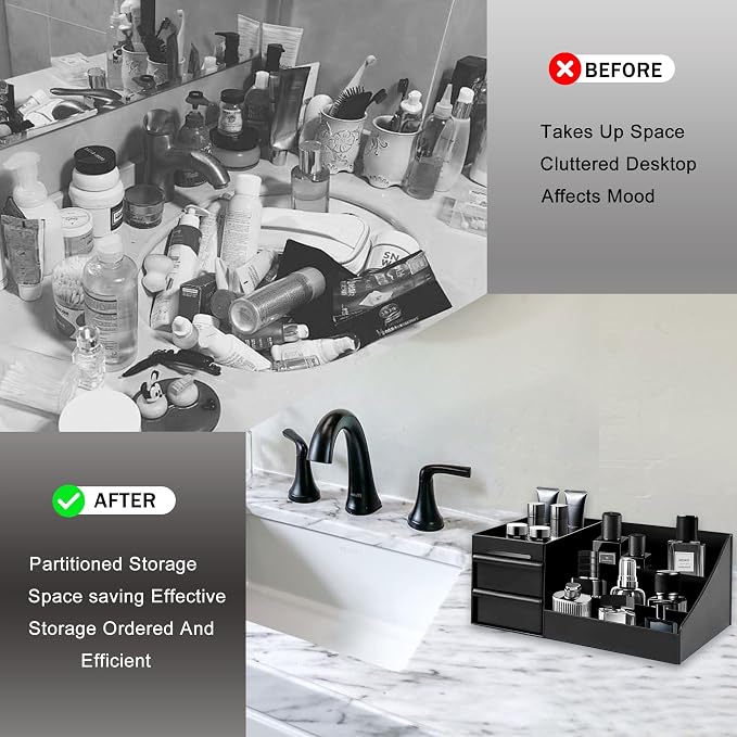 Mens Organizer,Cologne Organizer for Men,Perfumes Organizers | Cologne Stand,Perfume Stand,Organizador de Perfume,Bathroom Countertop Storage Shelf for Bathroom Counter,Easter Gift for Men