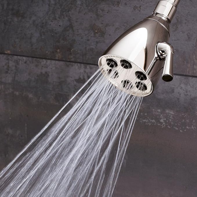 Speakman S-2252-PN Signature Brass Icon Anystream High Pressure Adjustable Shower Head, Polished Nickel