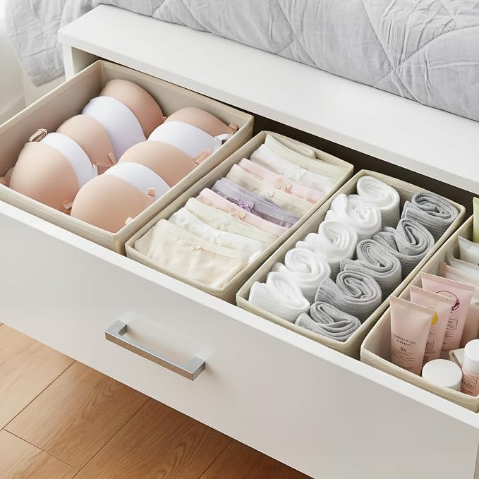 Drawer Organizer Set (10, Beige)