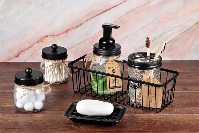SheeChung Soap Dish for Bathroom Kitchen, Stainless Steel Soap Holder Tray | 2 Pack Black, Metal Soap Dish with Drainage, for Kitchen Sink Counter to Store Bar Soap Sponges Scrubbers, Rust Resistant