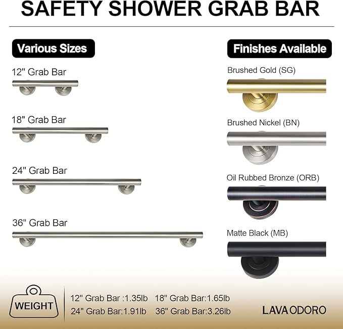 Handle bar (1, Brushed Nickel, 24 Inch)