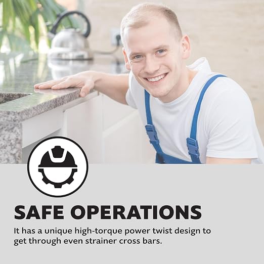 .25-in. Diameter Steel 25-Foot Light Auger for Small to Medium Drains 7710025, Hand-Cranked Toilet Snake and Drain Clog Remover, Plumbing Snake for Toilets and 2-inch Wide Drains (Pack of 4)