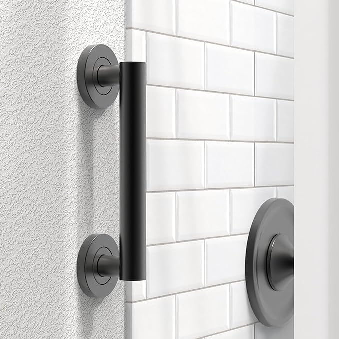 Bath, Shower and Toilet Safety Grab Bar for Seniors and Handicaps, ADA Compliant Mobility Aid Balance Assist Handle, Stainless Steel
