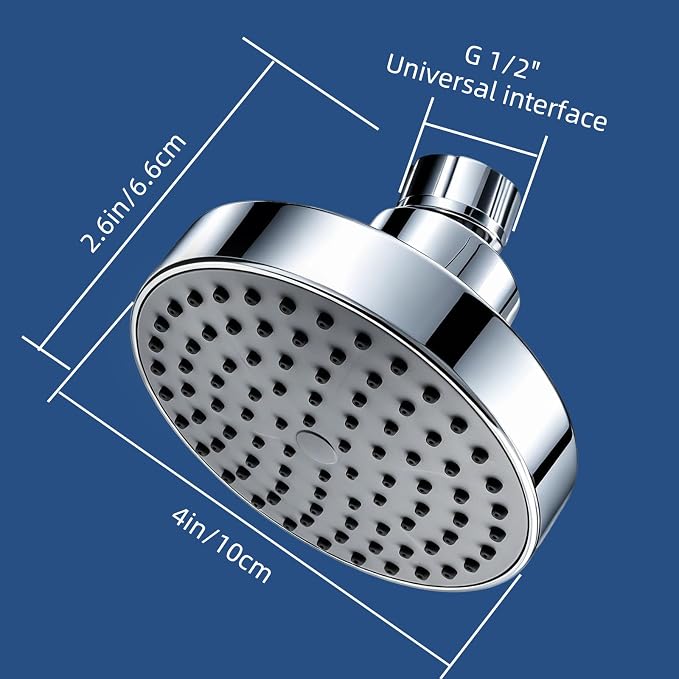 High Pressure Shower Heads，4inch Rain Showerheads