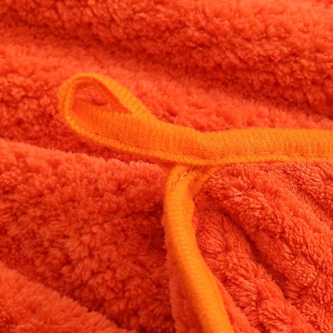 YTYC 29x59 Bath Towels Set,Towels for Bathroom,Burnt Orange,6-Pieces | 2 Large Bath towels,2 Hand towels (14x29"),2 Washcloth (13x13"),Super Soft,Highly absorbent,Hanging Loop,80%Polyester