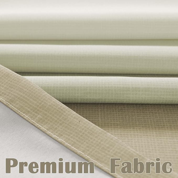jinchan Extra Long Taupe Shower Curtain for Bathroom 70x84 inch 12 Hooks | 84 inch Shower Curtain Hooks, Bathroom Decor, Waterproof Fabric, Gradual Color, Minimalist Design, Modern Neutral, Stripe