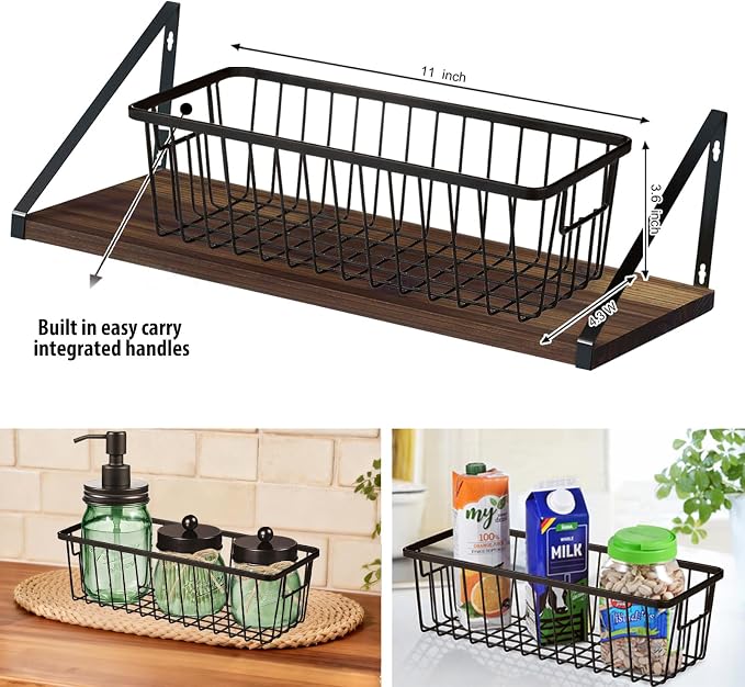 SheeChung Mason Jar Bathroom Accessories Set, 6Pcs Green Glass Bathroom Set | (Bronze) Soap Dispenser,Toothbrush Holder,2 Qtip Holders,Soap Dish,Wire Basket,Rustic Farmhouse Decor for Bathroom Countertop