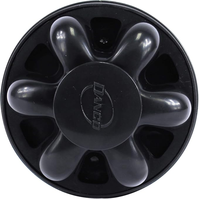 Danco 10768A | Disposal Genie II Garbage Disposal Strainer and Stopper, Kitchen Sink Drain Splash Guard with Food Scraper, Black, 1-Pack