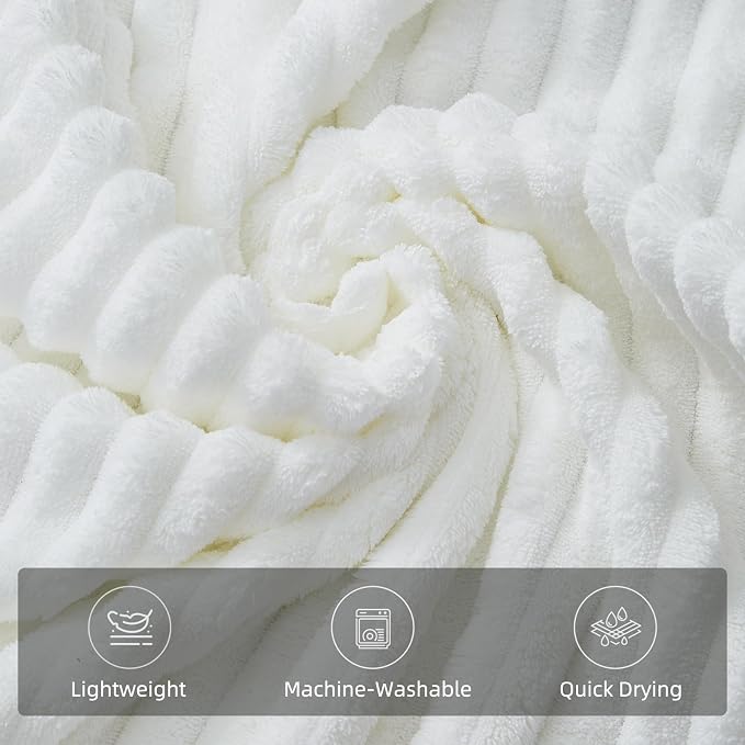 6 Piece Bath Towel Set, 30"x60" Microfiber Towels,White | Quick dry, Highly Absorbent,shower towels for bathroom gym,2 large Bath towels,2 hand towels,2 washcloths
