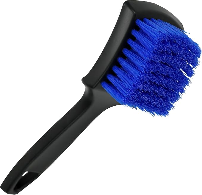 Viking Carpet Scrub Brush for Floor Mats and Interior Car Detailing Kit | Rubber Floor Mat Cleaning, Car Carpet Cleaner for Interior and Home, 8.3 x 2.5 Inch