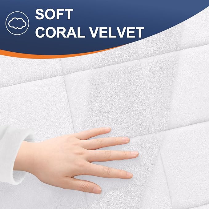 OLANLY Memory Foam Bath Mat 59x34, Ultra Soft and Absorbent Bathroom Rugs | White, Quick Dry, Machine Washable Shower Bath Rugs, Comfortable Bath Carpet for Bathroom Floor, Tub and Shower