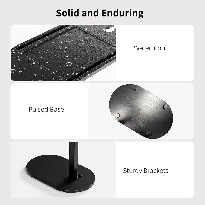 Bamboo Bathtub Tray Table with Adjustable Height,Freestanding Design for Spa,Bathtub, Bed, Sofa, Couch with Wine Glass Holder, Perfect for Luxury Bath Home Spa Gift（Black）