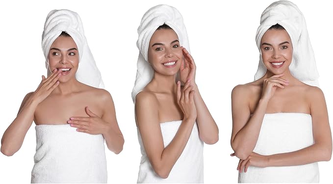 Premium Bath Towel Set (Pack of 96,27 x 54) 100% Ring-Spun Cotton Towels for Hotel, Spa, Soft and Absorbent
