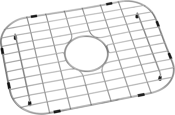 Kitchen Sink Grid and Sink Protector, Stainless Steel Sink Grids 18-1/2" x 13-3/8" with Center Drain for Single Sink Bowl, Sinka Bottom Grid, Sinks Grate
