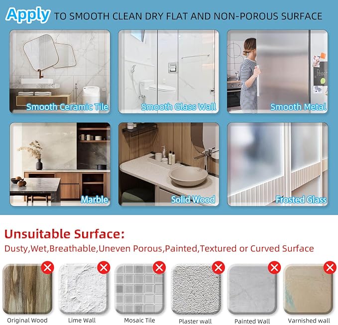 Onemake Suction Cup Shower Caddy, Shower Shelf, Bathroom Organizer, Gray | No-drill Rustproof Aluminum Removable Caddy with Hooks, Wall Mounted Shower Organizer, Corner Shampoo Holder for Bathroom