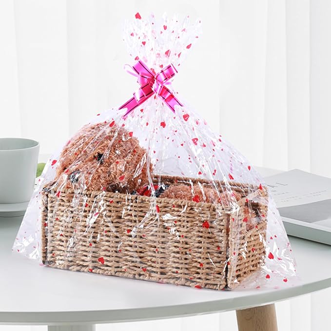 Wicker Storage Basket, Set of 2 Hand-Woven Paper Rope Wicker Basket, Small Storage Baskets for Organizing Toilet Paper Basket, Foldable Large Cube Storage Organizer Bins for Shelves (Natural)