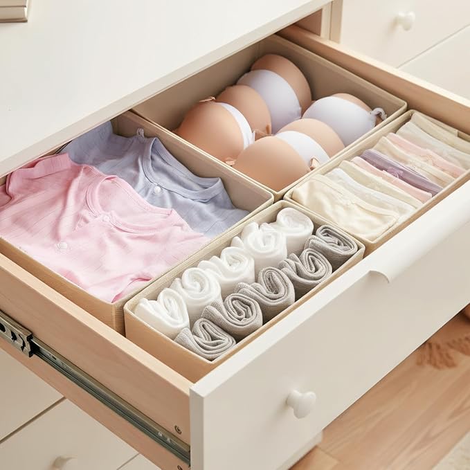 Drawer Organizer Set (10, Beige)