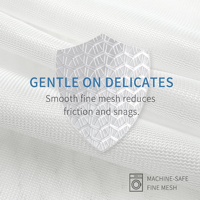 Muchfun 4Pcs Durable Fine Mesh Laundry Bags for Delicates 12 x 16 Inches | (4 Medium)