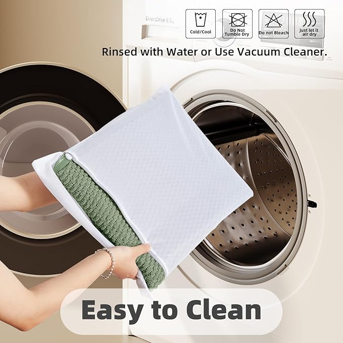 TYUU Bathroom Rugs Non Slip Washable, Super Absorbent Thin Bath Mat Quick Dry Low Pile Bathroom Rug, Sage Green 20"x48"