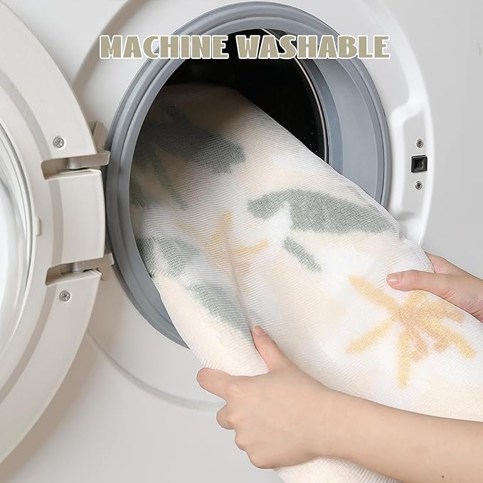 Cloud-Shaped Lily Bath Mat, Soft Non-Slip Fluffy Fresh Flowers Bathroom Rug, Ultra Absorbent Microfiber Shaggy Door Mat, Machine Washable Bath Rug Carpet for Bathtub Bedroom 20x31 Inch (White Lily)