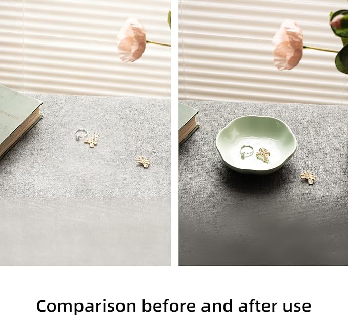 Ceramic Jewelry Tray, Ring Holder Floral Trinket Bowl for Women | Small catchall keeps rings, earrings, keys, and keepsakes visible on vanities or dressers, adding a giftable decor accent