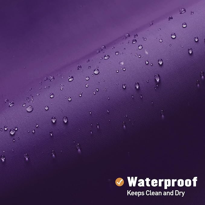 MitoVilla 2 Pack Purple Fabric Shower Curtain Liner - 72" W x 72" H, Simple Shower Curtain or Liner for Modern Neutral Hotel Bathroom Decor, Waterproof Cloth & Hotel Quality