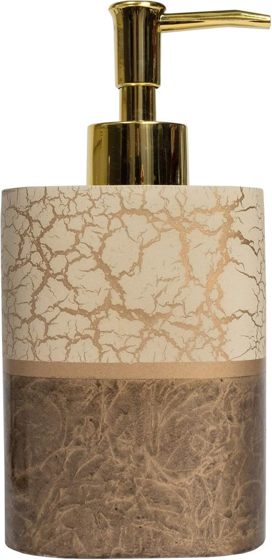 Sweet Home Collection Bathroom Accessories Sets Unique Collections Modern Classic Contemporary Decorative Beautiful Designs Bath Shower Tub Décor, Lotion Pump/Soap Dispenser, Parker (Pack of 1)
