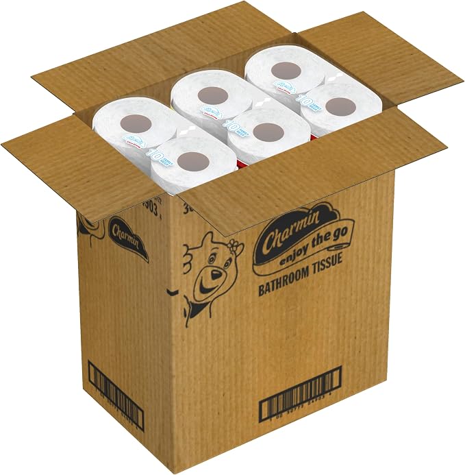 Charmin Ultra Strong Clean Touch Toilet Paper, 30 Family Mega Rolls = 150 Regular Rolls