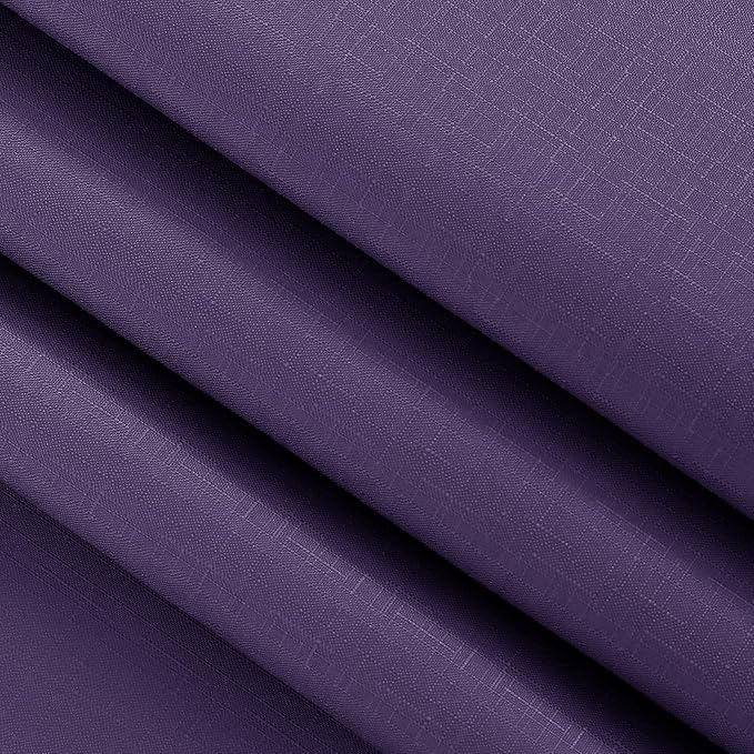 Royal Purple Shower Curtain for Bathroom Luxury Hotel Spa, Purple and White Ombre Shower Curtains Bathtub Modern Polyester Gradient Washable Decorative Bath Cloth with 12 Hooks 72x72 Inch