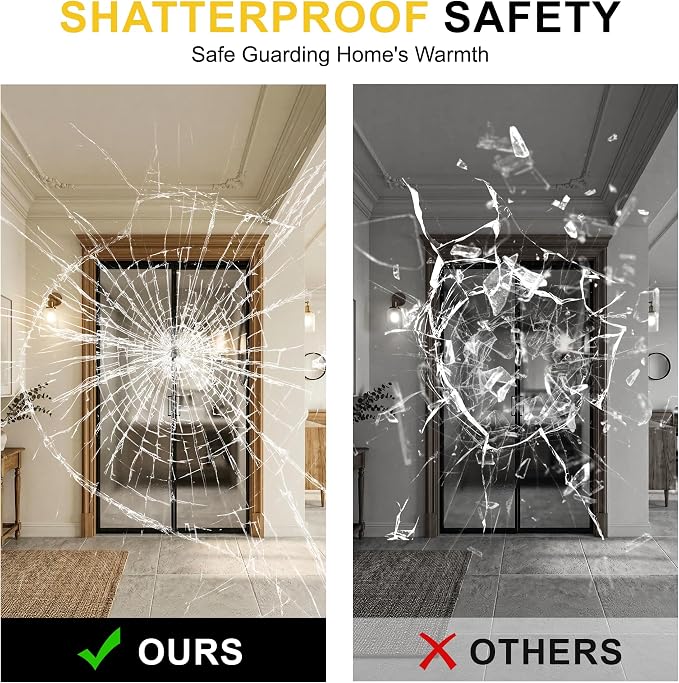 Black Bathroom Vanity Mirror 30x30 Inch, Metal Framed | HD Tempered Glass, Bathroom Mirror for over Sink, Living Room, Bedroom, Entryway, Mantel, Fireplace, Wall Mounted