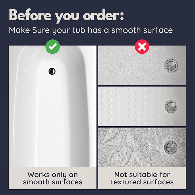 homerella Bathtub Mat Non Slip 35x16 Shower Mat Non Slip Anti Mold BPA Free | Mildew Resistant, Machine Washable, Extra Long Tub Mat, Shower Mats for Inside Shower, Bath Mat for Tub Non Slip EU Certified