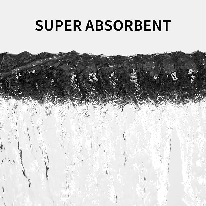 4 Piece Bath Towels, 30"x60" Microfiber Towels Set, Charcoal Gray | Large Bathroom Towels, Soft Touch, Highly Absorbent, Quick Dry, Lint Free, Long-Lasting, Family Use, Guest Bath & Daily Use
