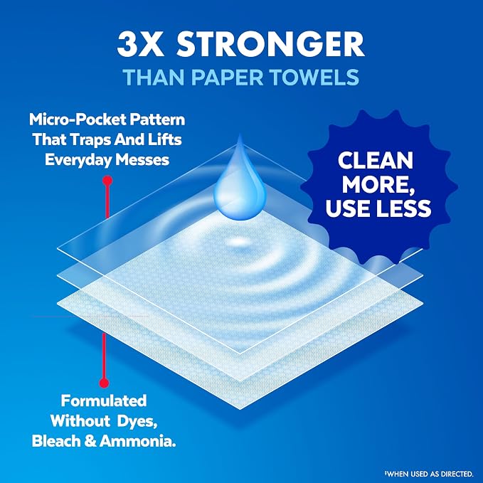 Lysol Disinfecting Wipes, Multi-Surface Cleaner, Lemon, 80 ct. (4 Pack) | All Purpose Cleaner, Sanitizing, Deodorizing, Apartment Essentials, Back To School Cleaning Supplies, Kitchen & Bathroom Wipe
