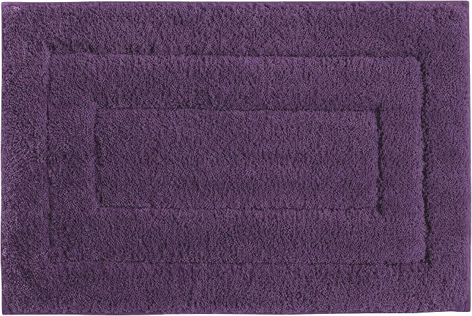 GRANNY SAYS Purple Bathroom Rug 36" x 24", Non-Slip Microfiber Bath Mat | Ultra-soft, durable TPR backing for reliable grip, fast water absorption, machine washable for Vanity, Shower, Tub