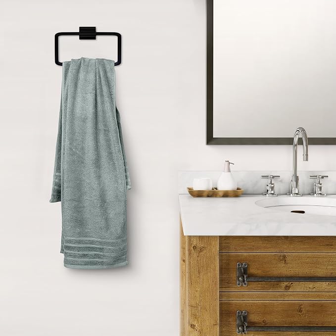 Avalon Towels Bath Towels Set of 4, Size 30 x 60 Inches - 60% Cotton, 40% Viscose Made from Bamboo, Soft and Absorbent, Quick Drying, Lightweight, Perfect for Daily Use