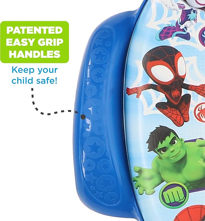 Spidey and His Amazing Friends "Team Up" Soft Potty Seat and Potty Training Seat - Soft Cushion,Baby-Potty Training,Safe,Easy to Clean,(Pack of 4)