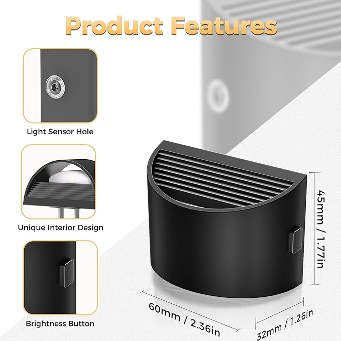 Night Light, Night Lights Plug into Wall, Adjustable, 3CCT | Plug in Night Light with 3 Color Temperatures, Dusk to Dawn Sensor, Nightlights for Adults, Bedroom, Bathroom, 4 packs