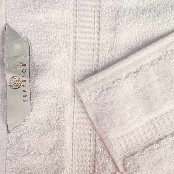 SUPERIOR Egyptian Cotton Ultra Plush & Absorbent, 8 Piece Set, Cream | Quick Dry, Soft Luxury Towel Set, Bath Essentials, Guest Bath, Spa, 2 Bath, 2 Hand, 4 Face Towels, Madeline Towels