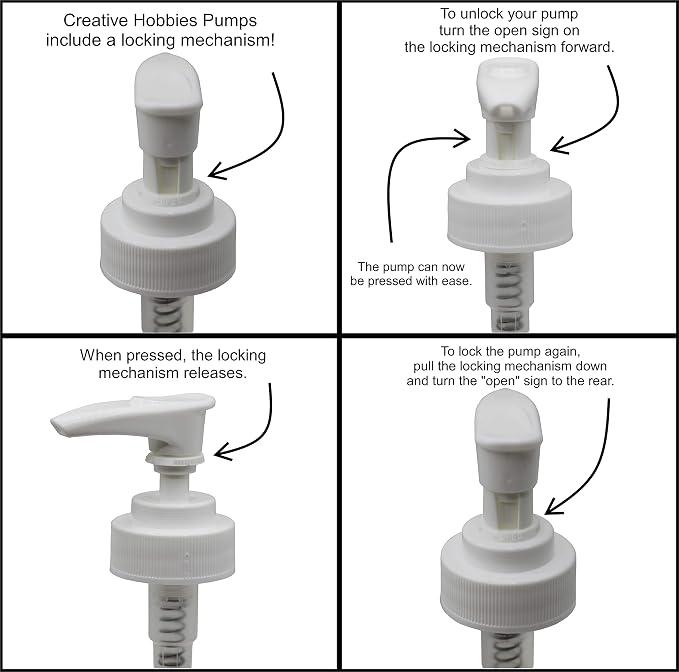 Creative Hobbies® White Pump Dispenser Has Cork Stopper for Easy Press-in Fit (Pkg/5)