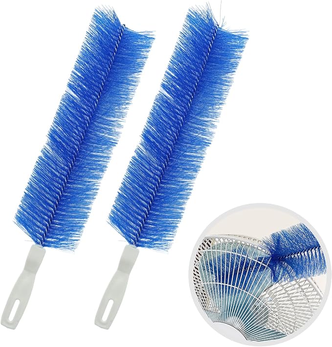 Fan Cleaning Brush, CN1ST 2PCS Brush Reusable Removes Dirt from Fans, Air Conditioning, Home, Car Vents Curtain