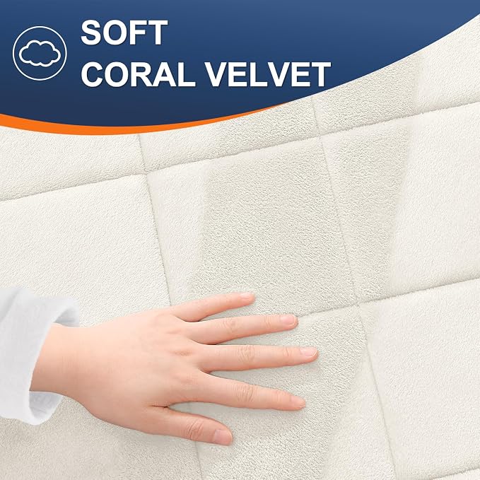 OLANLY Memory Foam Bath Mat 30x20, Ultra Soft and Absorbent Bathroom Rugs | Ivory, Quick Dry, Machine Washable Shower Bath Rugs, Comfortable Bath Carpet for Bathroom Floor, Tub and Shower